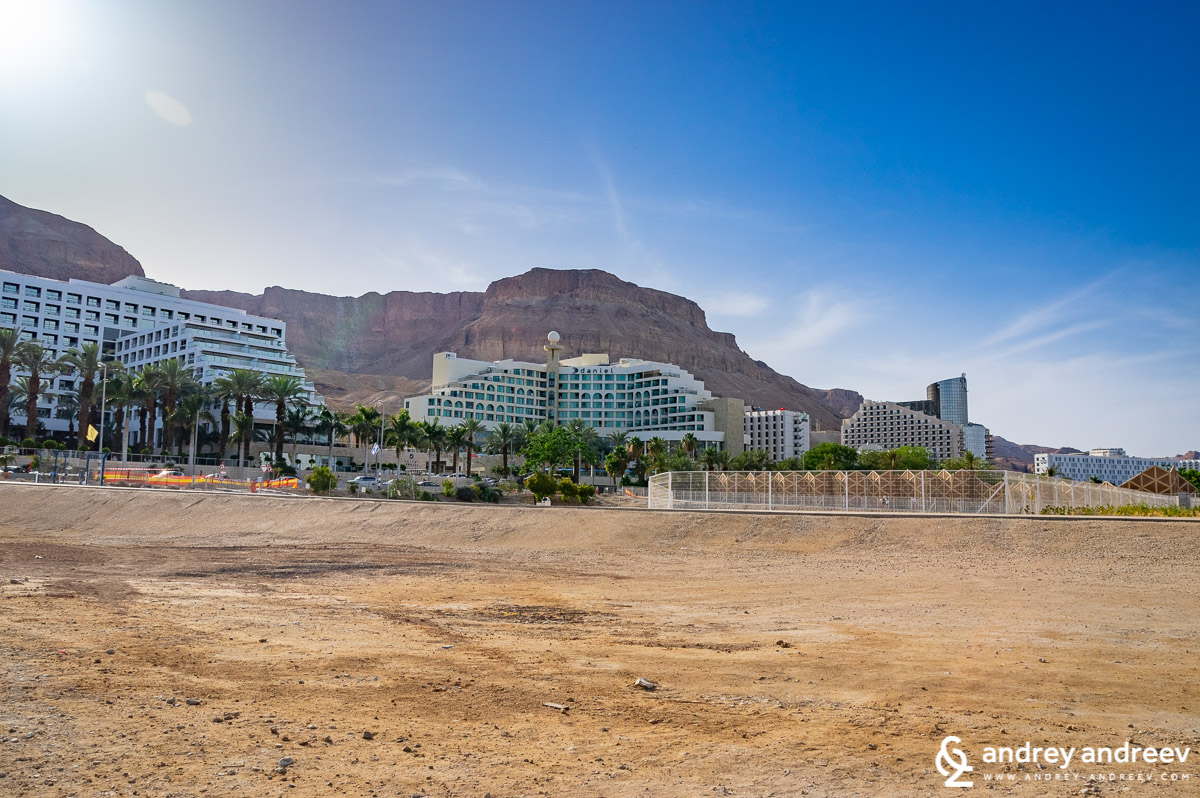 The hotels of Ein Bokek resort, Dead Sea Israel