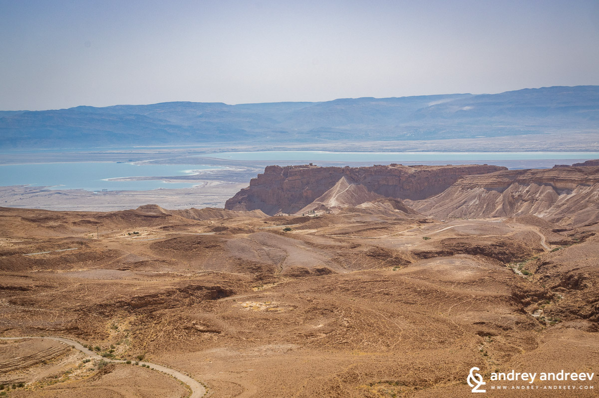 A view to Masada and Dead Sea