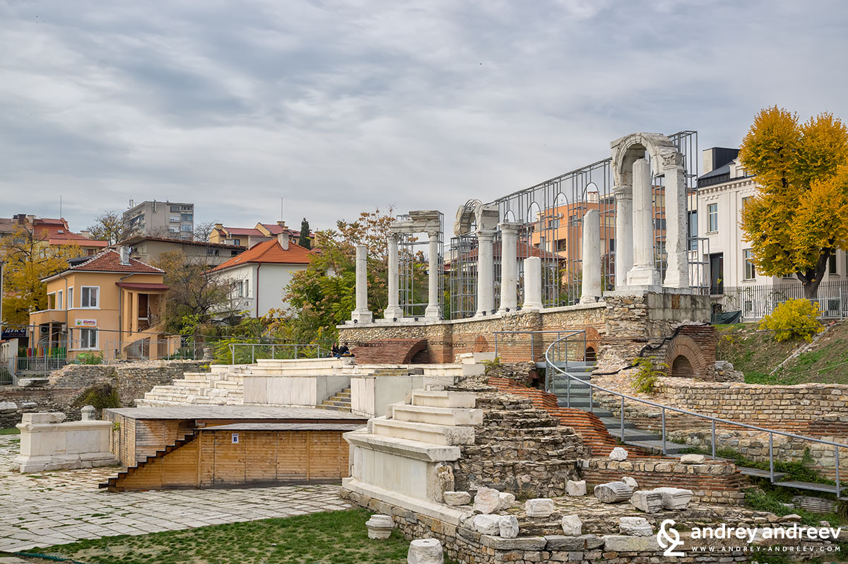 Античния форум в Стара Загора