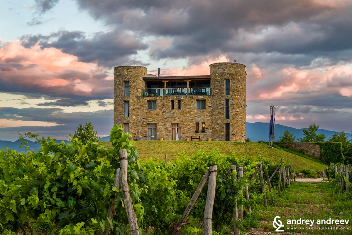 Chateau Copsa hotel and wine cellar in Bulgaria
