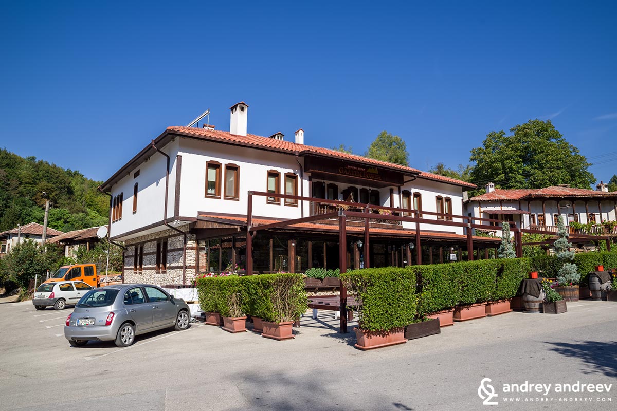 Zlaten Rozhen hotel at Rozhen village, near Melnik, Bulgaria