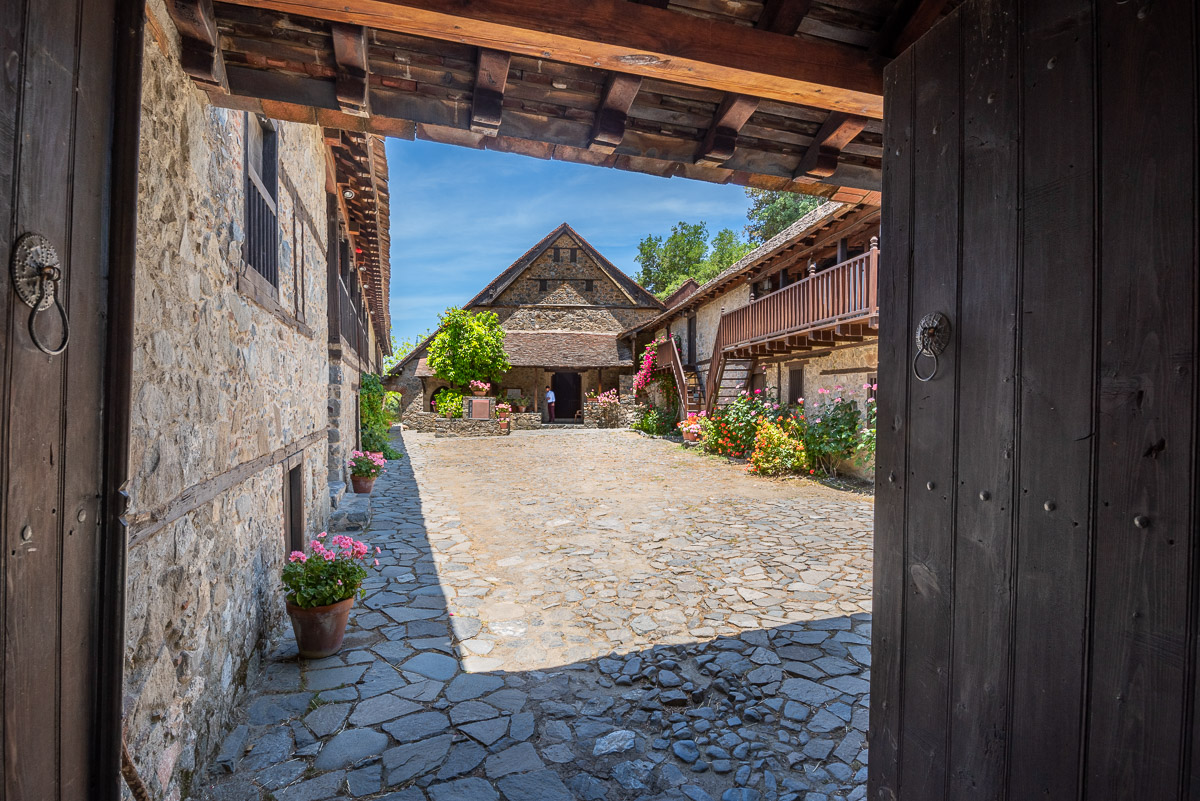 Agion Ioannis Lampadistis mpnastery in Cyprus - Painted churches in the Troodos region